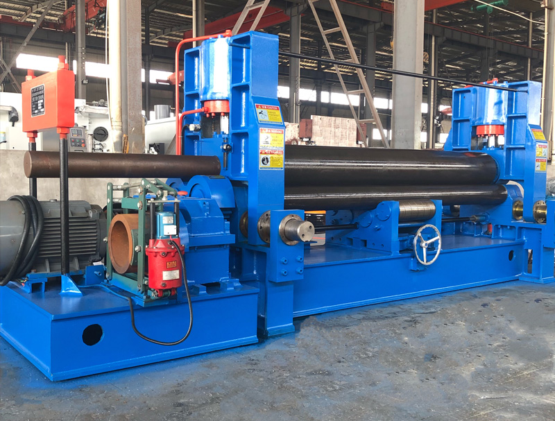 TXW11Y掛車(chē)專(zhuān)用液壓對(duì)稱式三輥卷板機(jī)